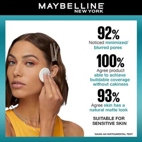 Maybelline New York Fit Me Shade 220 Natural Beige, Matte Compact Powder For Oily Skin, 8G - Powder That Protects Skin From Sun, Absorbs Oil, Sweat And Helps You To Stay Fresh For Upto 12Hrs.