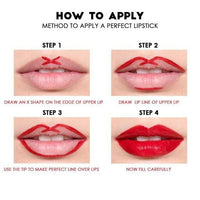 Seven Seas Cosmetics Makeup 4g Matte Lipstick Non Transfer Kiss proff Combo Set of 2 Color (violet l pink)