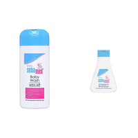 Sebamed Children’s Shampoo (50ml) & Baby Wash Extra Soft, 200ml Combo
