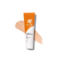 MyGlamm Vitamin C Foundation - Coffee (Medium) | Long Lasting, Medium To Full Coverage Foundation With SPF 15 With Hyaluronic Acid (30g)