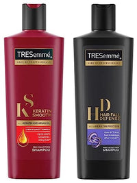 Tresemme Keratin Smooth Shampoo, 340Ml And Hair Fall Defense Shampoo, 340Ml