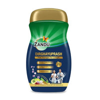 Zandu Dirghayuprash: Anti Age Action* with Vayasthapan Mahakashaya Herbs, Scientifically Proven, goodness of Chyawanprash for 3 way immunity action*| Boosts Energy, Strength, Stamina | Helps Strengthen Bones & Joints| | 450 GM
