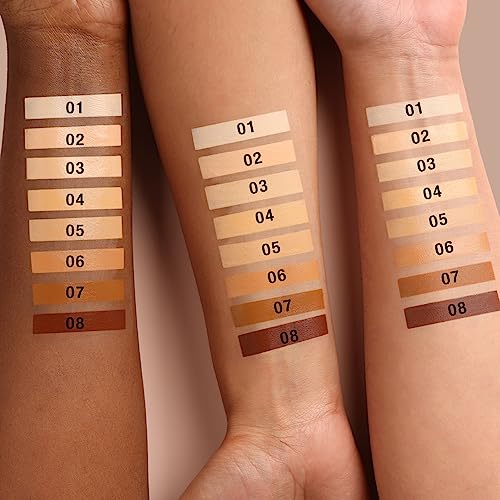 Typsy Beauty Hangover Proof Full Coverage Liquid Concealer|Full Coverage,Natural Matte Finish|Covers Acne,Scars&Blemishes|Blurs Fine Lines,Pores&Wrinkles For All Skin Types|Dark Rum 07(5.8 G),1 Count