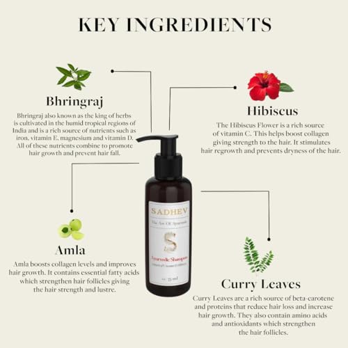 Sadhev Ayurvedic Shampoo - 75ml