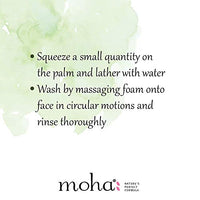 moha: Herbal Face Wash 200 ML X 1 | Face Wash With Goodness Of Neem, Aleovera, Cucumber, Rose & Yashtimadhu Which Keep Skin Healthy, Soft & Glowing, For All Skin Type