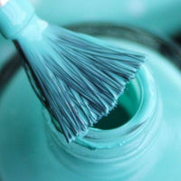 DeBelle Gel Glossy Finish Nail Polish Tahiti Teal (Teal Blue), 8 Ml - Enriched With Natural Seaweed Extract, Cruelty Free, Toxic Free