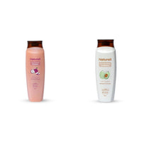 Naturali Hairfall Arrest Shampoo + Damage Repair Conditioner | Strengthens Hair & Promotes Regrowth | Repairs Split Ends | Smoothes Dry, Damaged Hair | Sulphate & Paraben Free | 200ml + 180ml