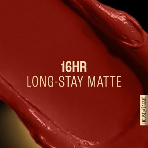 LAKMÉ Forever Matte Liquid Lip Colour, Red Cherry, 5.6 ml