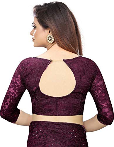 Avantika Fashion Women's  Jacquard Russell Net Saree With blouse piece