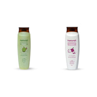 Naturali Dandruff Defence Shampoo + Hair Fall Arrest Conditioner | Reduces Flakiness & Dandruff | Soothes Scalp | Controls Hair Breakage | Tea Tree Oil Shampoo | Onion Conditioner | 200ml+180ml