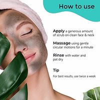 PIlgrim Korean Skin Clarifying & Smoothening Combo | 99% Pure Aloe Vera Gel 200ml | Volcanic Lava Ash Face Scrub 100gm | De Tan, Exfoliation, Glowing Skin, Blackhead Removal | All Skin Type