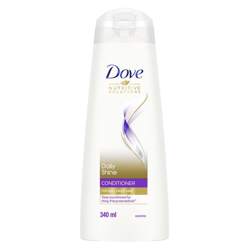 Dove Daily Shine Shampoo, 650 ml & Dove Daily Shine Conditioner, 340 ml