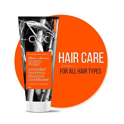 Aroma Magic Activated Bamboo Charcoal Combo |Shampoo- 200ml + Conditioner- 200gm | For Detoxify Scalp & frizz free hair| Pack Of 2