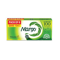 Margo Original Neem Soap | With Goodness of 1000 Neem Leaves | Infused with Vitamin E for moisturising- 125gm Pack of 16