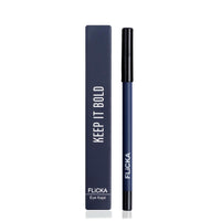 FLiCKA Keep It Bold Kajal | Waterproof, Smudgeproof, Intense Kajal, Long-lasting Formula upto 18hrs, 01 Dark Blue, 1.2 g