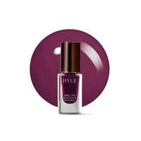 HYUE Gel FX Nail Paint | Mulberry Jam | 8ml | Ultra-Glossy Gel Finish | 14-Day Long-Lasting Wear | Quick-Dry & Chip-Resistant | Vegan & Paraben-Free | No UV Needed | 22 Rich Salon-Quality Shades