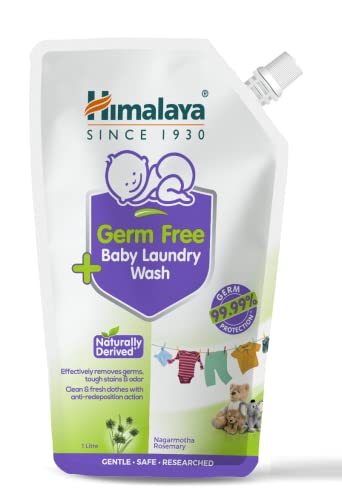 Himalaya Germ Free Baby Laundry Wash 1 L Pouch Liquid, White, (7004801)