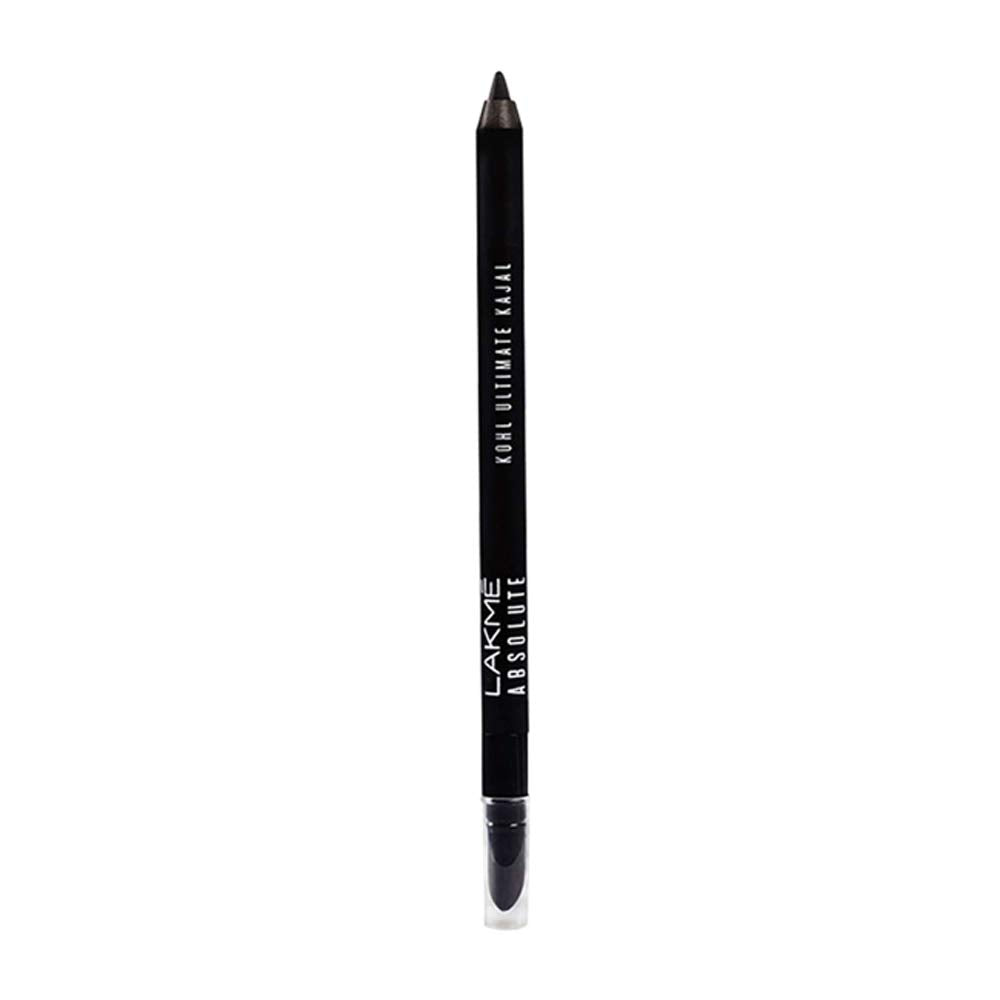 Lakmé Absolute Ultimate Kohl Kajal, Black, Water Resistant, Lasts Upto 16 Hrs, 1.2 g