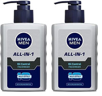 Nivea Men Face Wash, Oil Control For 12Hr Oil Control With 10X Vitamin C Effect, 150 ml (Pack of 2)