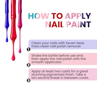 Seven Seas Easy Gel Nail Polish | Quick Dry Gel Nail Polish, Pack of 3 (Combo-14, 30ml)