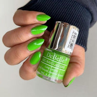 Debelle Gel Nail Polish Matcha Cookie (Parrot Green Nail Paint)|Non Uv - Glossy Finish |Chip Resistant | Seaweed Enriched Formula| Long Lasting|Cruelty And Toxic Free| 8Ml