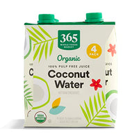 365 Water Coconut Organic 4 Count, 67.6 Fl Oz