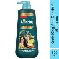Kesh King Ayurvedic Anti-Dandruff Shampoo | Reduces hair fall | Soothes itchy scalp | No Paraben & No Silicon | 21 natural ingredients | Enriched with curd, lemon & neem | 600 ml