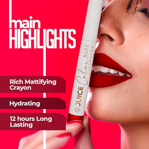 Juice Color Buzz Lip Crayon With Bio Retinol, SPF15 & Natural Moisturizing Factors (Pouted Out - M04)