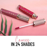 Seven Seas Pure Liquid Lipstick, Matte Finish, Purple (Nightshadz, 7ml)