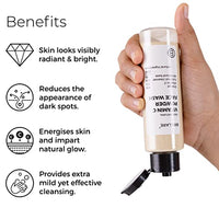 Brillare Vitamin C Face Wash for Pigmentation & Dark Spots, Coconut & Orange Face Wash for Skin Brightening, 100% Natural Powder Facewash, 30g