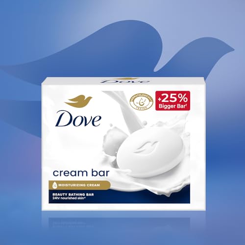 Dove Cream Beauty Bar - Soft, Smooth, Moisturised Skin, 3x125 g