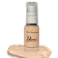 Bloom Beauty 3IN1 Foundation – Vanilla Blossom |Lightweight Formula |Flawless Matte Finish