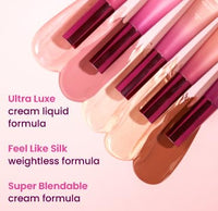 Typsy Beauty | Silk Cushion Liquid Bronzer Contour Wand -Chocolate Drizzle | Hyaluronic Acid & Vit E | Cushion Tip Applicator | Formulated in Italy | 15ml