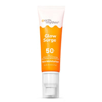 Earth Rhythm Glow Surge Face Moisturizer with SPF 50 PA++++ Infused with Niacinamide, Vitamin - C for Intense Hydration, For all skin types - 50ml