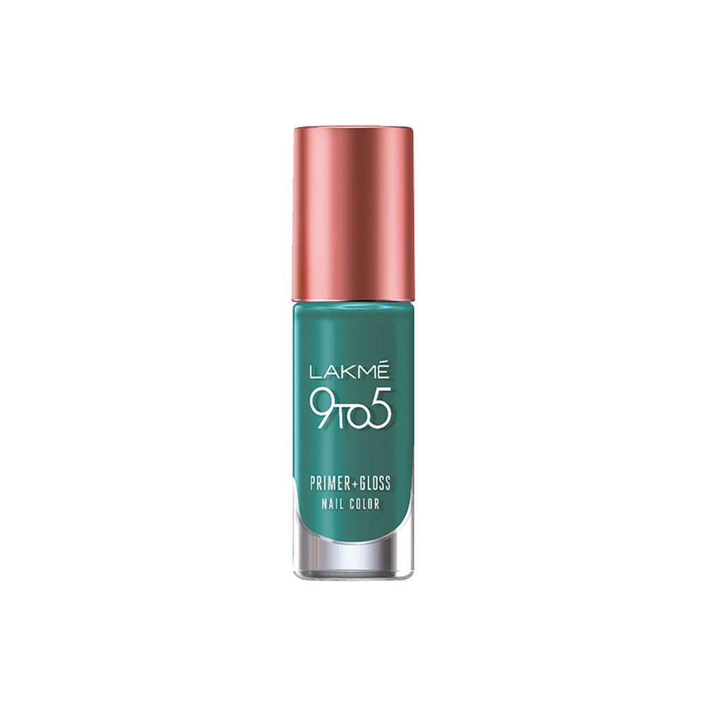 Lakmé 9 To 5 Primer + Glossy Finish Nail Colour & 9 To 5 Primer + Glossy Finish Nail Colour Combo, 6 Ml