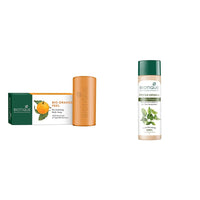 Biotique Bio Orange Peel Revitalizing Body Soap, 150g & Biotique Henna Leaf Fresh Texture Shampoo and Conditioner, 190ml