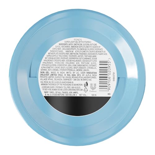 POND'S Hydra Miracle Super Light Gel with Hyaluronic Acid & Vitamin C - 100g