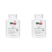 SebaMed Olive Face & Body Wash, Extra Mild For Sensitive, Dry Skin, Ph5.5, Soap Free, Gentle Cleansing, Olive Oil + Panthenol Nourishes Skin, Dermatologically & Clinically Tested, 200 Ml (Pack of 2)