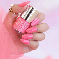 DeBelle Gel Nail Polish Bebe' Kiss (Hot Pink Nail Paint)|Non UV - Gel Finish |Chip Resistant | Seaweed Enriched Formula| Long Lasting|Cruelty and Toxic Free| 8ml Glossy Finish