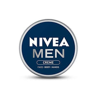 NIVEA Lip Balm, Fruity Strawberry Shine, 4.8g & Nivea Men Creme, Non Greasy Moisturizer, Cream For Face, Body & Hands, 75 ml
