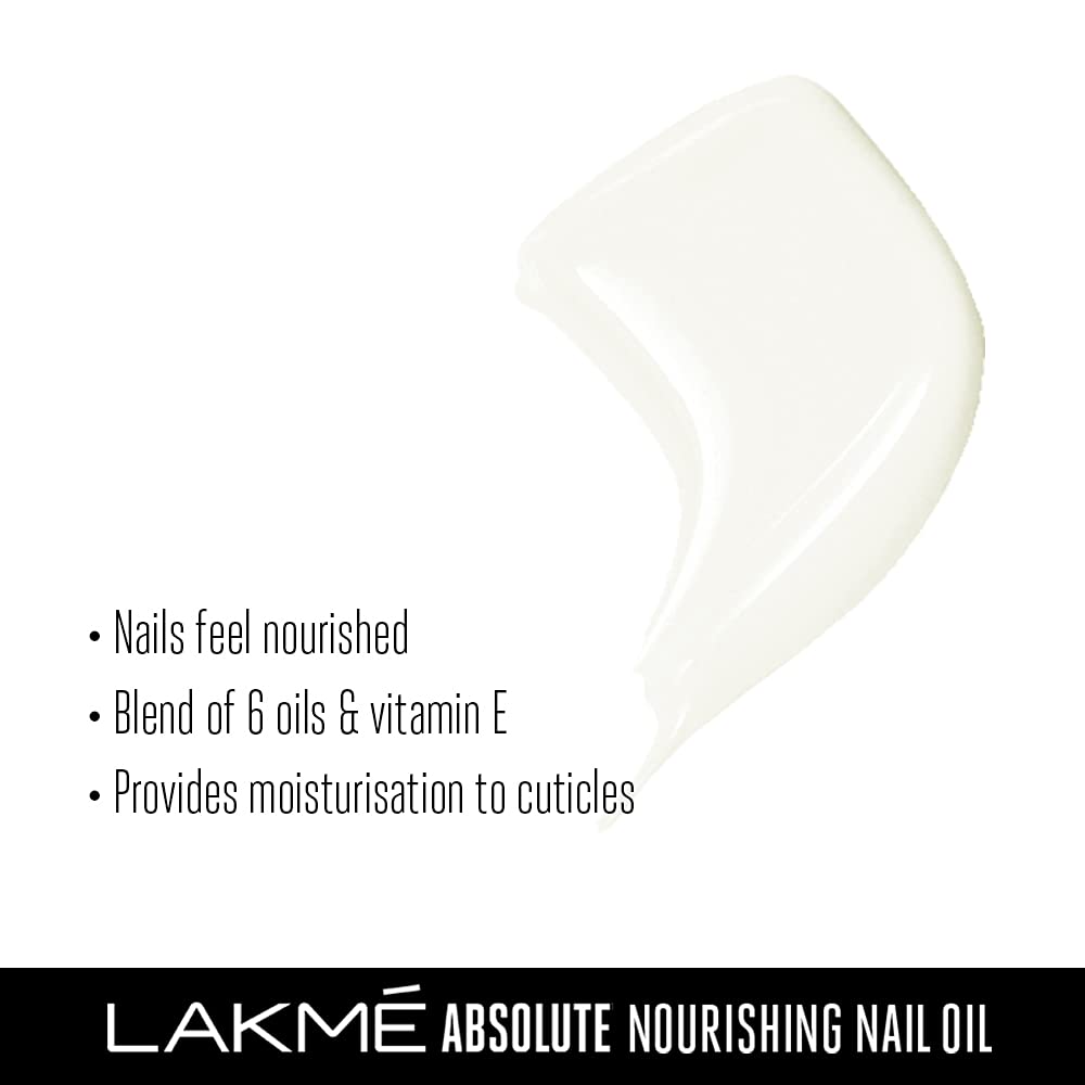 Lakmé Unreal Gel Stylist Liquid Nail Care Oil, 12Ml