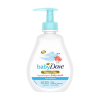 Baby Dove Rich Moisture Nourishing Baby Lotion 400 ml, With Moisturising Cream & Baby Rich Moisture Hair to Toe Baby Wash 400 ml & Baby Rich Moisture Hair to Toe Baby Wash 200 ml,