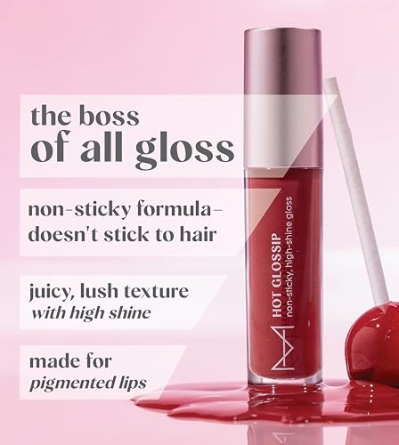 House Of Makeup Non-sticky gloss | High-shine lip gloss for pigmented lips | Lip gloss with hyaluronic acid | Zero stickiness (Naked Truth)