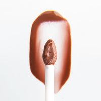 MyHues HyGlow Lip Elixir, Lip Gloss and Oil Hybrid, Nourishing Jojoba, Almond, Squalane 100% (Plant Derived), Shea Butter, Moisturizing, Buildable Colour, Glossy Finish - Caramel Brown (Amya)