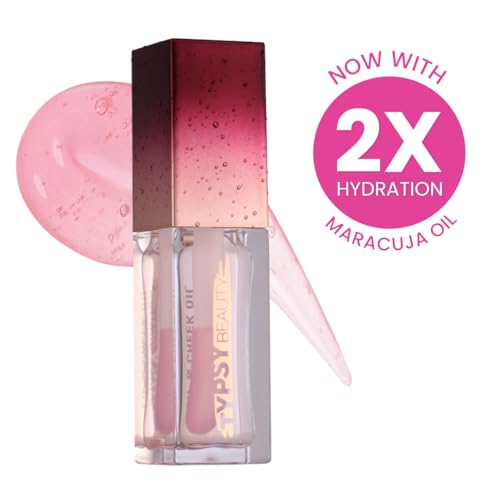 Typsy Beauty Shade Shifter PH Reactive Colour Changing Lip & Cheek Oil PH-Enomnal I Nourishing with Acai Berry & Hibiscus Oil Extracts I Unique Pink Shade Based on Skin's PH I Formulated In Italy 6.4g