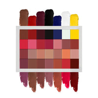 Shopaarel Mix it Pro Lip Palette With 28 Pigmented Shades Creamy Finish Lip Colors Lipstick Travel Friendly Lip Palette For Women