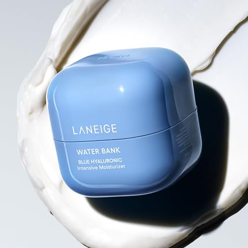 LANEIGE Water Bank Hyaluronic Acid Intensive Moisturizer Cream for Extreme Dry Skin | Moisturizer for Face | Lightweight Formula | Face Cream for Men and Women | Korean Skincare-50ml