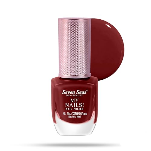 Seven Seas My Nails Nail Polish, High Colour Pay Off, Long Lasting, Quick Drying, Chip Resistant, Non-Staining, 10ml (297, 10ml)
