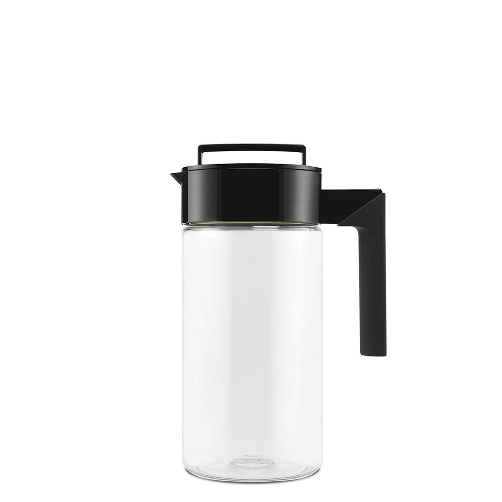 Takeya Patented and Airtight Pitcher Made in the USA, BPA Free Food Grade Tritan Plastic, 1 qt, Black 1 Quart Bottle