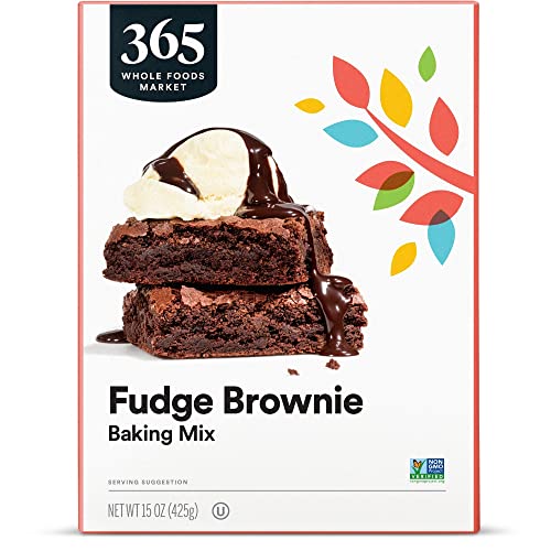 365 Mix Brownie Chocolate Fudge, 15 Ounce